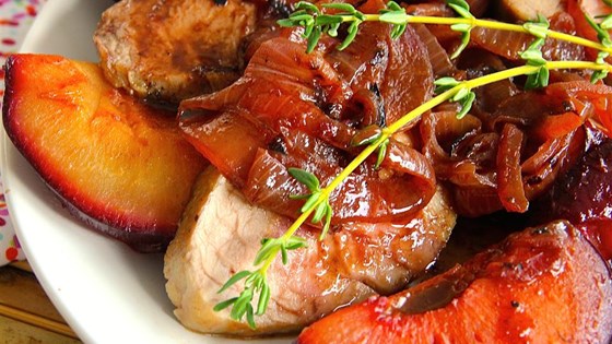 Pork Tenderloin with Plum Sauce