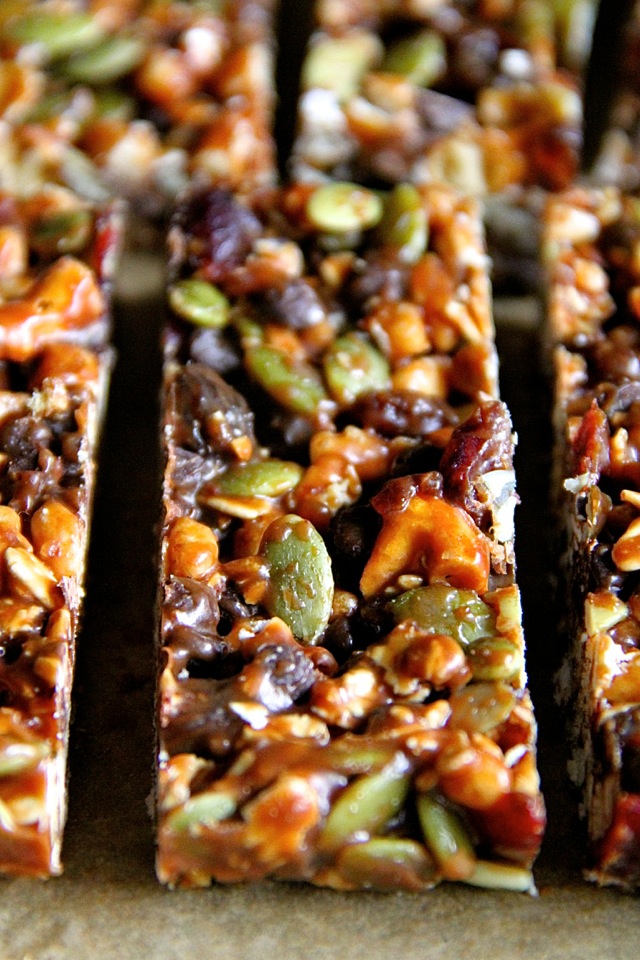 Sweet and Salty Granola Bars