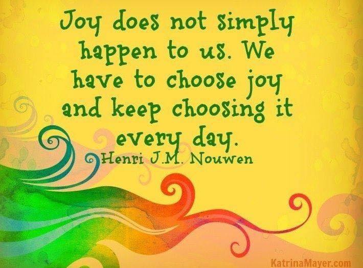keep choosing joy