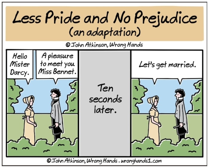 less pride and no prejudice