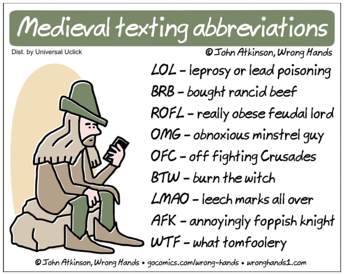 medieval texting abbreviations