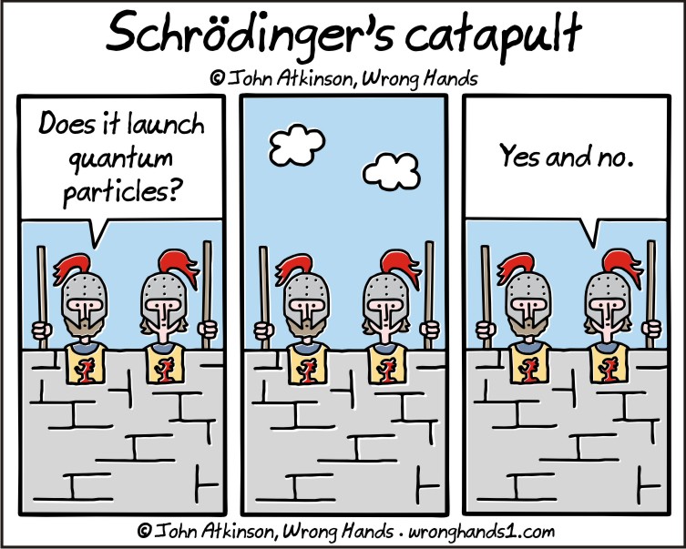 schrödinger’s catapult