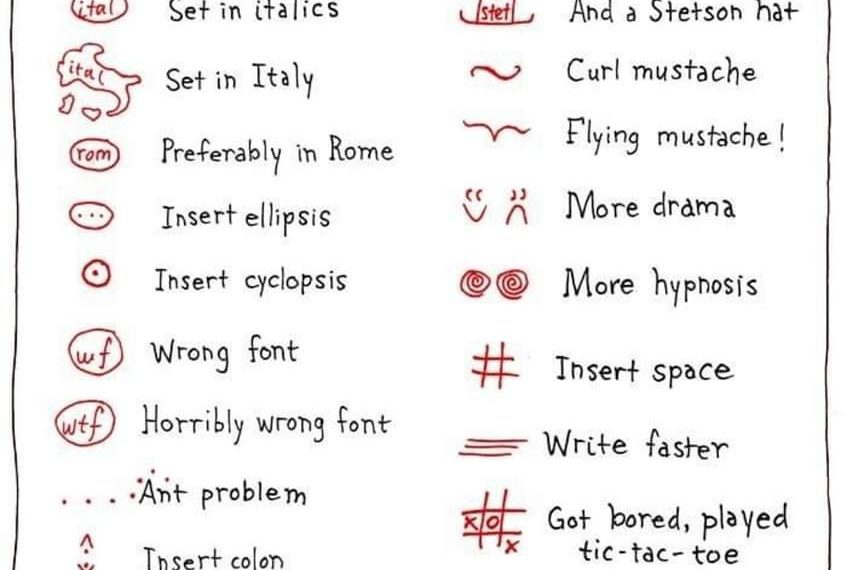 proofreaders marks