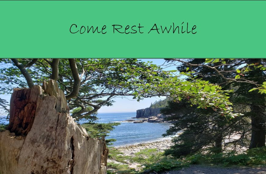 Come Rest Awhile (thank you, Depeche Mode!)