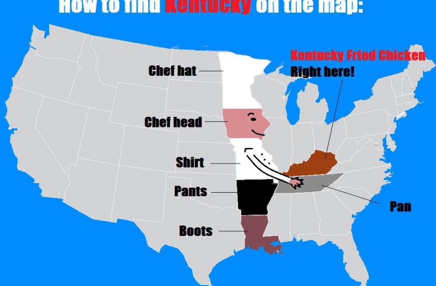 How to find Kentucky on a map