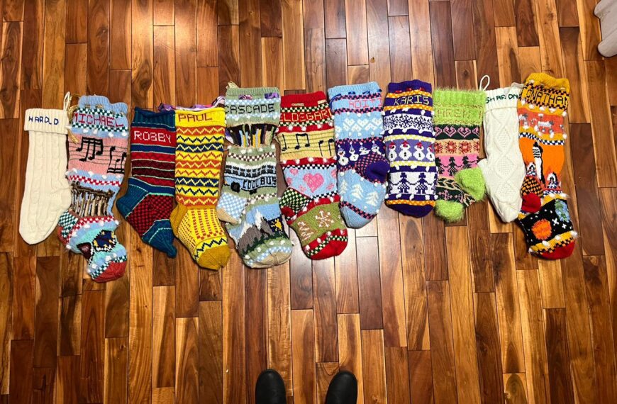 Knitted Christmas Stockings
