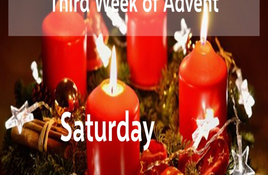 Multimedia Advent Devotional – Week 3-7, Saturday