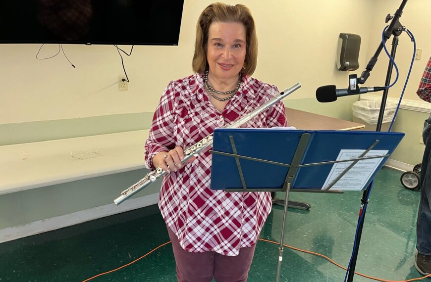 Nancy’s Comforting Flute (Music and Ministry at Meadowbrook)